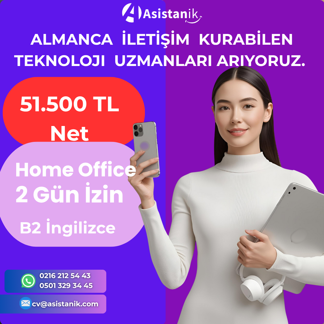Almanca Bilen Teknoloji Uzmanı